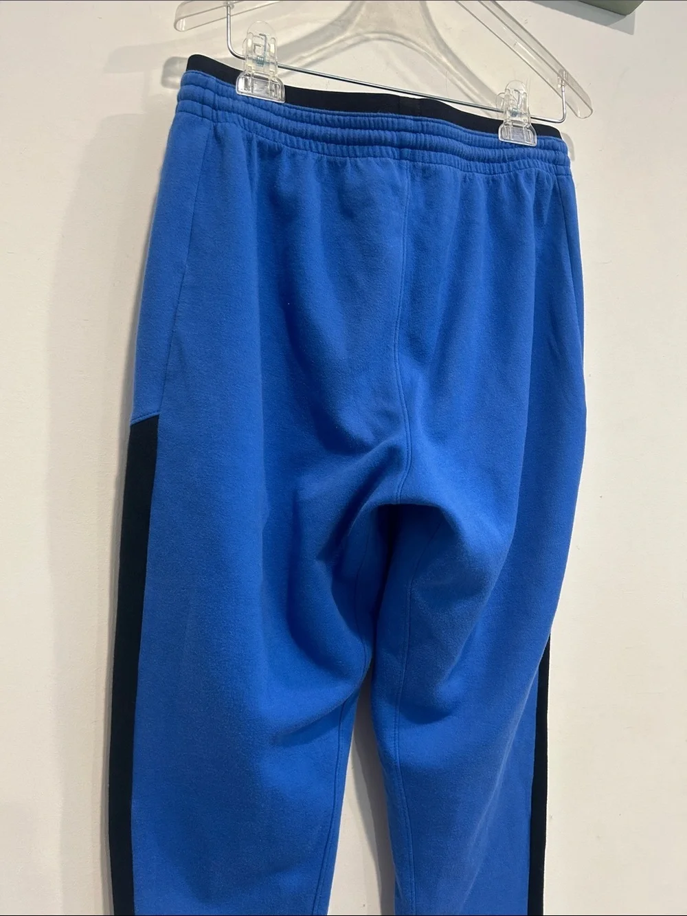 Nike Blue and Black Men large tech fleece Slim Athletic basketball Joggers pants